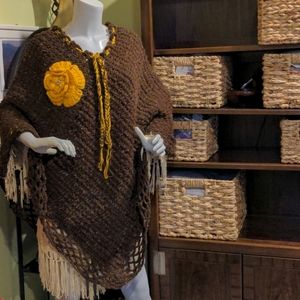 NEW "THE KRYSTAL" HANDMADE PONCHO